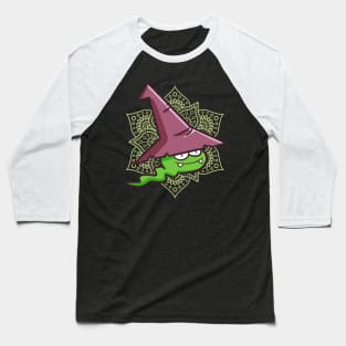 Little Green Ghost Baseball T-Shirt